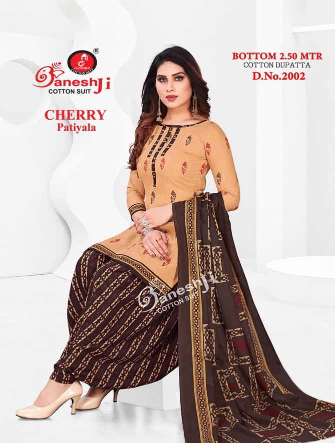 Ganeshji Cherry 2 Heavy Casual Wear Wholesale Dress Material Collection